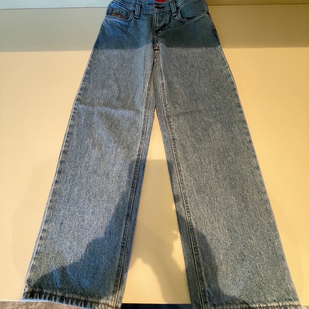 Empyre Kids Loose Fit Blue Denim Skate Pants, Size 25